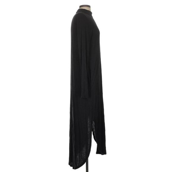 Show Me Your Mumu Black "Sutton Midi  Maxi Dress" small minimalist mock stretch - Picture 9 of 9